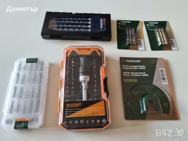 Битове и SDS свредла Parkside чисто нови, снимка 2 - Други инструменти - 55266789