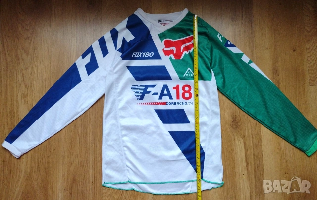 Fox Racing 180 Sayak - Moto Jersey Мото крос, снимка 8 - Аксесоари и консумативи - 55156239