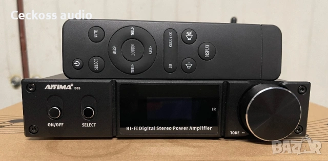 AIYIMA D05 – Hi-Fi Bluetooth DAC Amplifier 2×120W / USB / Optical / Sub Out