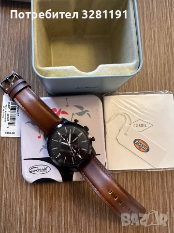 Чисто нов часовник Fossil FS5437 – пълен комплект, снимка 5 - Мъжки - 54206688