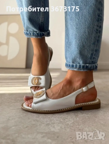 Сандали от еко кожа, снимка 2 - Сандали - 53976459