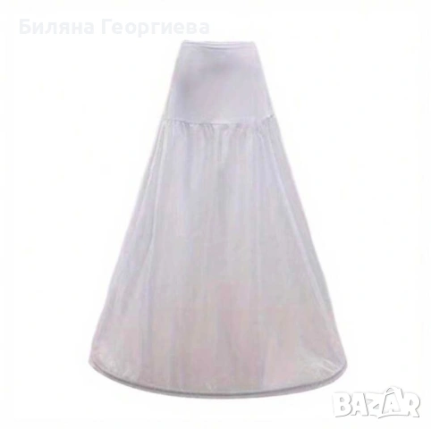 Кринолин А- линия с един обръч, снимка 2 - Сватбени рокли - 54160360