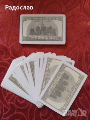 стари карти за игра Dollars, снимка 3 - Карти за игра - 54176620