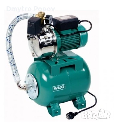 Хидрофорна помпа WILO Jet HWJ 203 X EM - 50 L 1200 W, снимка 3 - Напояване - 54722492