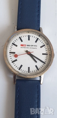Часовник Mondaine автоматик, снимка 2 - Антикварни и старинни предмети - 54126890