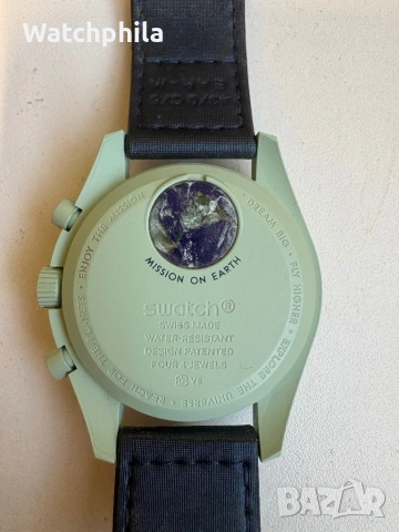 Omega x Swatch Moonswatch, mission to Earth.Оригинален, снимка 5 - Мъжки - 54097879