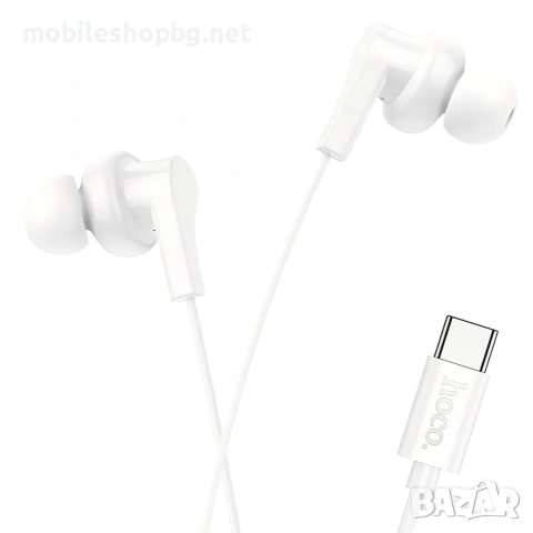 слушалки Type C за Samsung с кабел бели черни, снимка 6 - Резервни части за телефони - 54304515