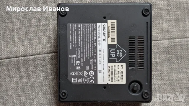 мини компютър GIGABYTE, снимка 3 - За дома - 55603680