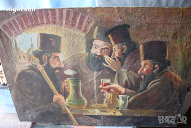 Картина на О. Стоянов - 1980 г, снимка 2 - Картини - 55280348