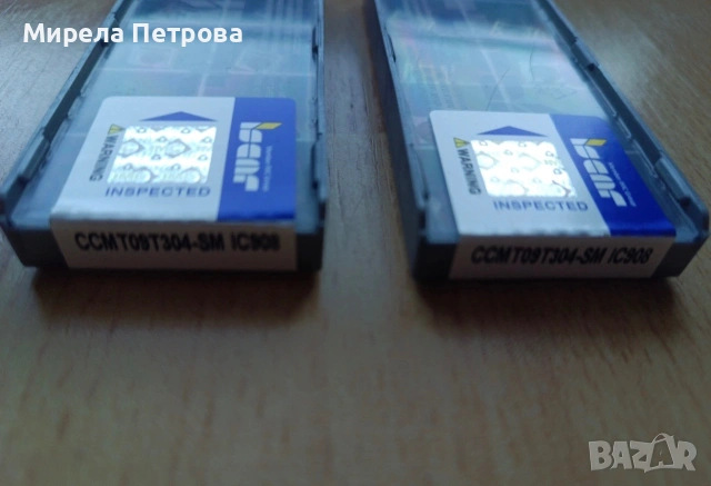 10 броя стругарски пластини ISENR CCMT09T304 UE6020, снимка 2 - Други инструменти - 55064733