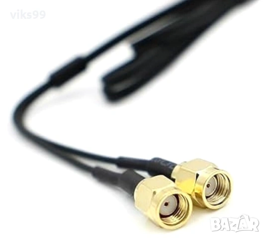 ASUS WiFi 6E антена, 2.4G/5G/6G, кабел 80 см., снимка 3 - Рутери - 54678140