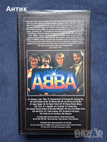 Видеокасета VHS ABBA Gold Greatest Hits , снимка 2 - Други жанрове - 54019442