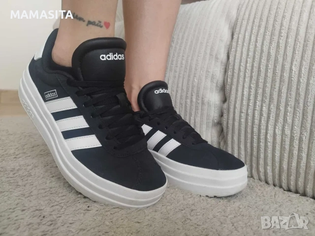 Дамски маратонки/кец Adidas VL Court Bold, снимка 2 - Маратонки - 54788001