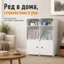 Модулен шкаф за съхранение 6 модула с вратички, снимка 5