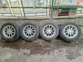 Лети джанти 16ки 5х114.3 със зимни гуми 215/70/R16 Дънлоп, снимка 1