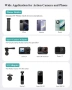 Чисто нова метална вакуумна стойка за телефон VVNTVEE – за GoPro, екшън камери, смартфони...  , снимка 4