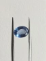 Сапфир Cornflower blue голям с швейцарски сертификат , снимка 2