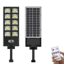 Led соларна улична лампа - сензор за движение и дистанционно управление, снимка 3