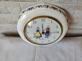 Порцеланов немски стенен часовник - Junghans - 1980г., снимка 3