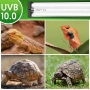 QZQ T5 UVB осветително тяло за влечуги - комбиниран комплект 8W, 10.0 UVB светлина, 31,5 см, снимка 7