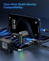NULAXY Bluetooth 5.3 54W адаптер за кола с 4 порта за зареждане [PD 36W и QC3.0 18W], снимка 6
