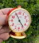 Стар съветски механичен будилник СЛАВА 11 камъка, снимка 14