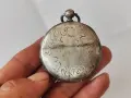 Стара сребърна каса за джобен часовник, снимка 2
