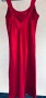 Червена сатенена рокля slip dress Body Zone (KappAhl), размер M, снимка 7