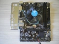 Дънна платка ASRock H81M-HDS R2.0 + i3-4170, снимка 1