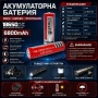 Акумулаторна презареждаща се батерия 18650 6800mAh 4.2V Li-ion презареждаща се за фенр челник, снимка 8