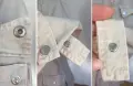 М размер Оригинално MONCLER Дамско Яке Монклер Бежово Дънково 100% Памук, снимка 17