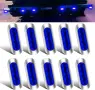 Комплект 10 LED габаритни светлини 12/24 V сини, водоустойчиви светлини за ремарке, бус, камион, снимка 7
