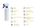 3 бр. професионални HDPE бутилки 500 мл с Premium Foam тригер 28/410, снимка 2