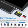 USB-C хъб 8 в 1 за Microsoft Surface Pro 12 (2025) с Thunderbolt 4, HDMI 4K и LAN, снимка 6