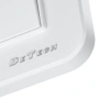 Единичен електрически ключ DeTech DE-9223-01 с рамка, 10A, 250V, за вграждане, IP20, бял, снимка 3