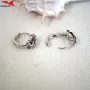 Обеци с платинено покритие 211236, снимка 2
