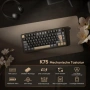 Безжична механична клавиатура 81 клавиша RGB Hot Swap, снимка 2