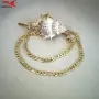 Синджир с 14К златно покритие 254614, снимка 4