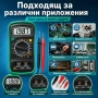 Професионален дигитален мултицет за напрежение ток съпротивление батерии диоди мултиметър електронен, снимка 3