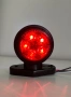 КОМПЛЕКТ LED габарит рогче 24V червено/бяло за камион, бус, ремарке, снимка 2