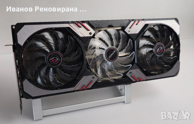 Видео карта Asrock Phantom Gaming RX 6900 XT, 16GB GDDR6 AMD Radeon, снимка 2 - Видеокарти - 55228926