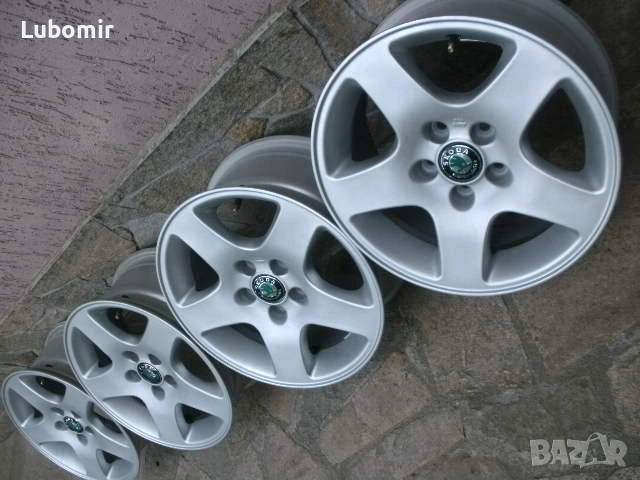 15 цола 5 х 100 мм 4 бр лети джанти - VW,Audi,Seat,Skoda...