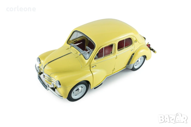 Renault 4CV 1961 - мащаб 1:18 на Solido моделът е нов в кутия, снимка 8 - Колекции - 55148443