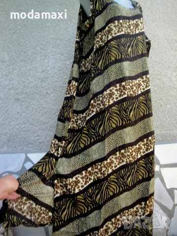 4XL Нова дълга рокля Caribou  , снимка 2 - Рокли - 55052729