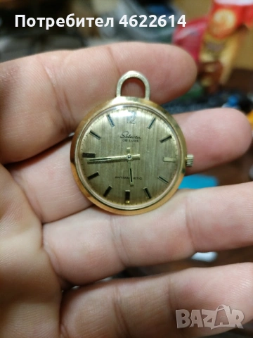 СТАР ПОЗЛАТЕН РАБОТЕЩ ЧАСОВНИК , снимка 5 - Мъжки - 54289365
