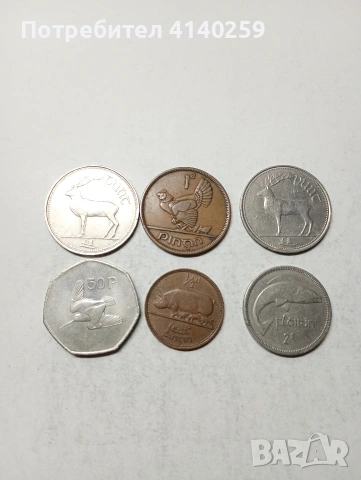 ИРЛАНДИЯ МОНЕТИ 