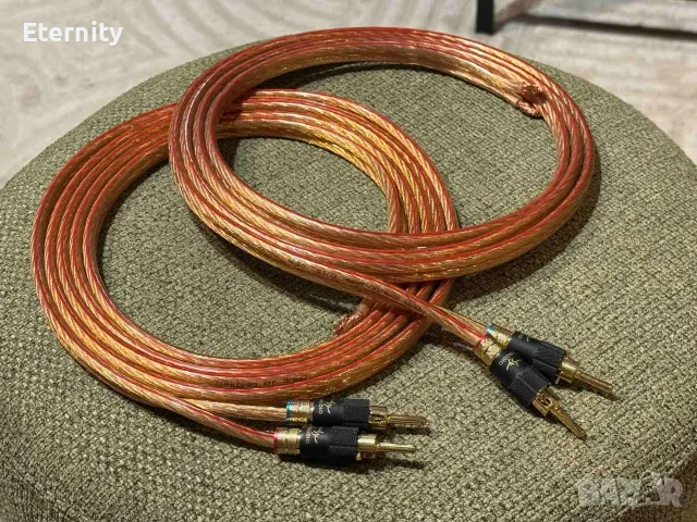 Медни Hi-Fi кабели за тонколони Hama Acoustic Connection 2x6.00 mm² с банани YYAUDIO (2 х 2.9м.)
