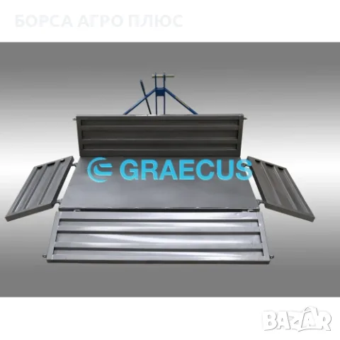 Навесен кош за трактор с механично изсипване GRAECUS CM180, снимка 3 - Селскостопанска техника - 55513126