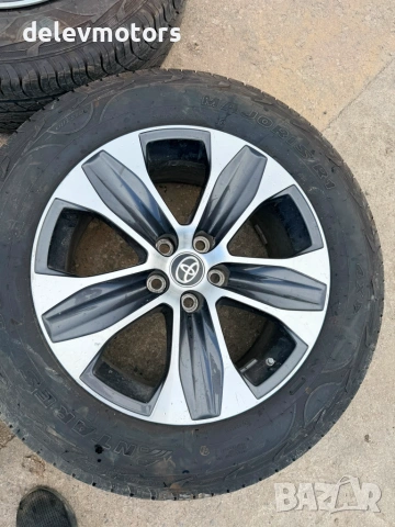 8J ET35, 5x114.3, 18 цола алуминиеви джанти с гуми 235/65/18 от Toyota Highlander (GSU7) 3.5 VVTI , снимка 6 - Гуми и джанти - 55265360