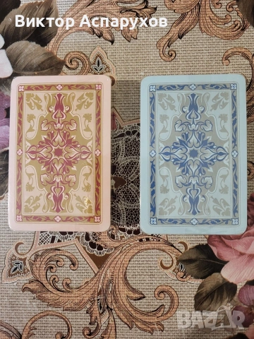 Карти за игра оригинално ГДР колекционерско тесте карти „Rokoko“ — №66, снимка 2 - Карти за игра - 54233226